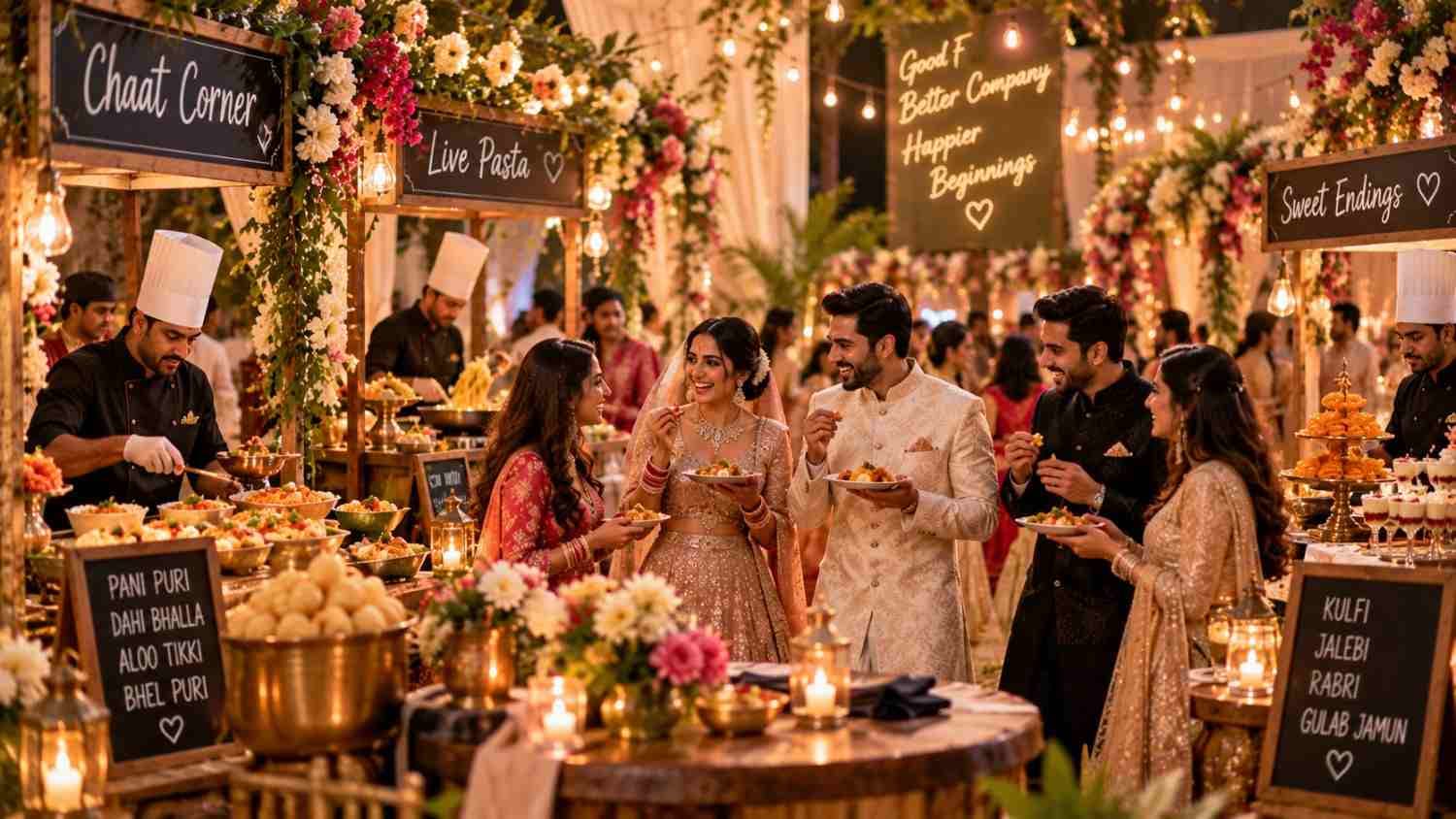 Street-Style Food Stalls: Adding Fun & Flavour to Modern Wedding Menus - Styling the Street-Style Setup