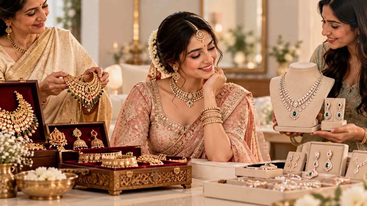 Heirloom vs New Jewellery: What Modern Brides Are Choosing - Wedding decoration by PS Decor in India